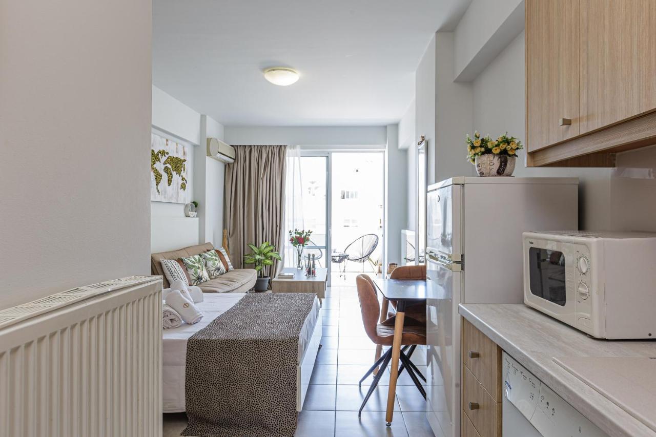 Central & Quiet Studio Rethymno  Bagian luar foto