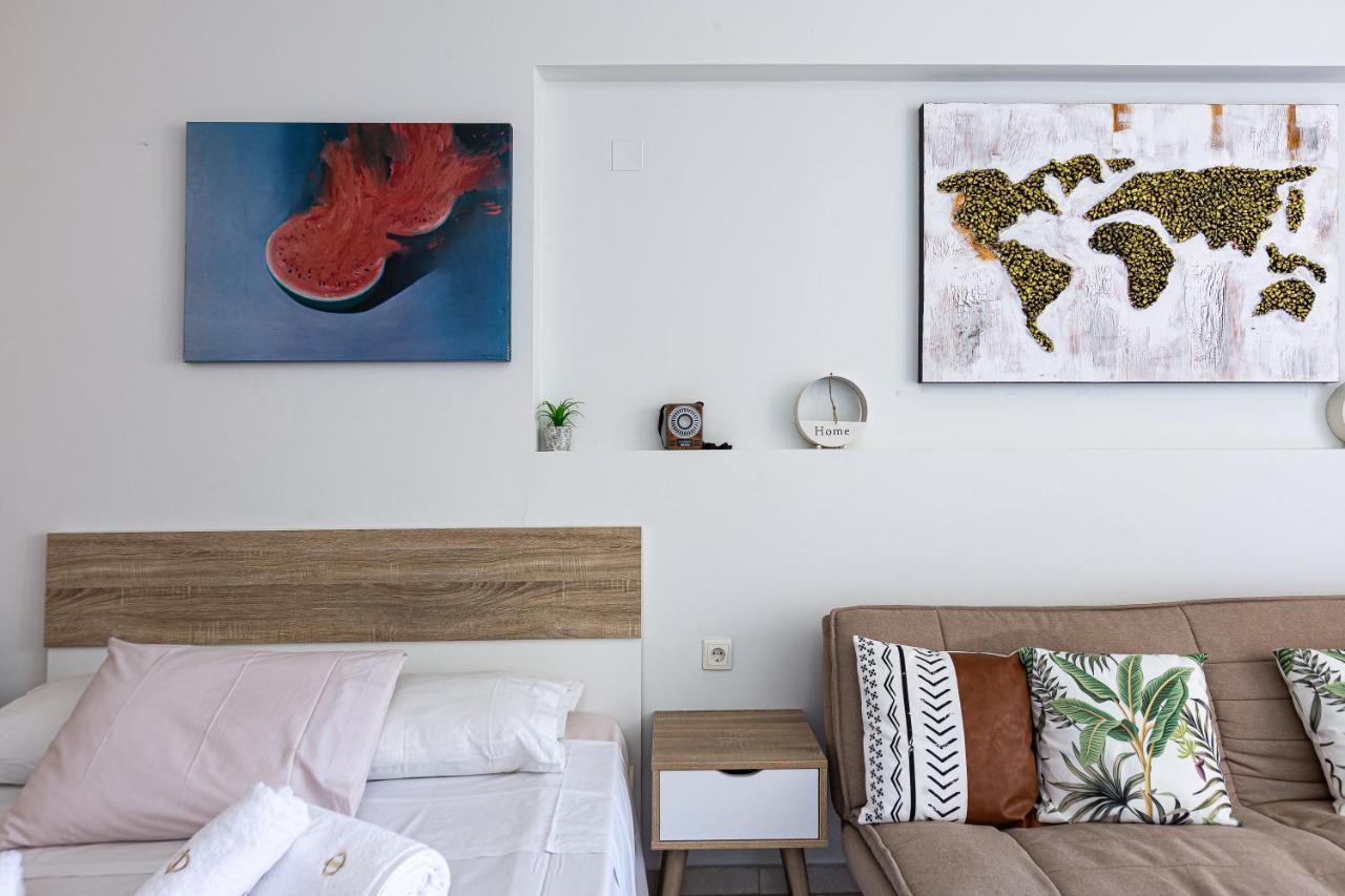 Central & Quiet Studio Rethymno  Bagian luar foto